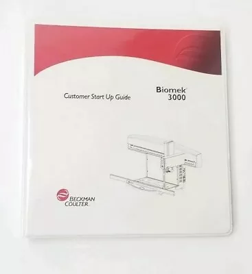 Buy Beckman Coulter Biomek 3000 Customer Start Up Guide A20277-AB May 2005 • 61.10$