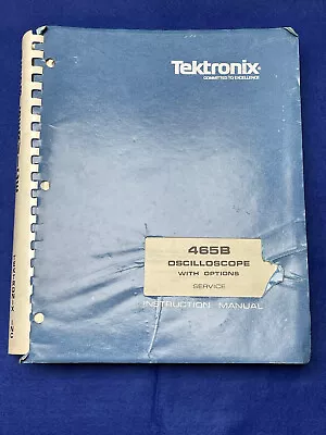 Buy Tektronix 465b Oscilloscope With Options Operator User Manual • 49.99$