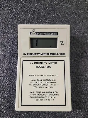 Buy Karl Suss MicroTec UV Intensity Meter Model 1000 • 450$