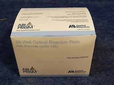 Buy Applied Biosystems 4306737 MicroAmp Optical 96-Well Reaction Plate With Barcode. • 99.99$