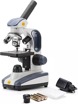 Buy Compound Monocular Microscope SW200DL With 40X-1000X Magnification, Dual Light,  • 137.45$