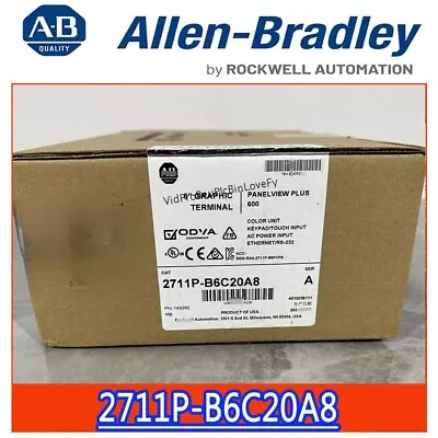 Buy Allen Bradley 2711P-B6C20A8 Touch Screen Brand New Seal Stock Free Shipping • 7,990$