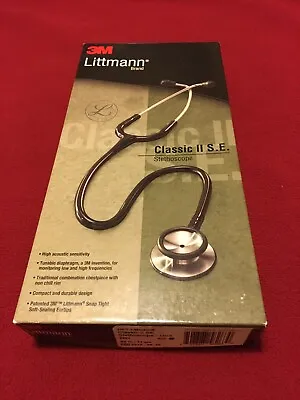 Buy 3M Littmann Classic II SE Stethoscope 2201 - Black • 55$