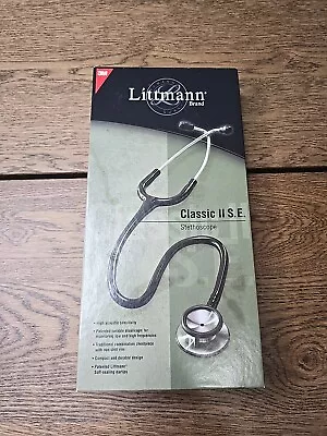 Buy 3M Littmann Classic II S.E. Stethoscope Black 28 Inch 2201 • 49.99$