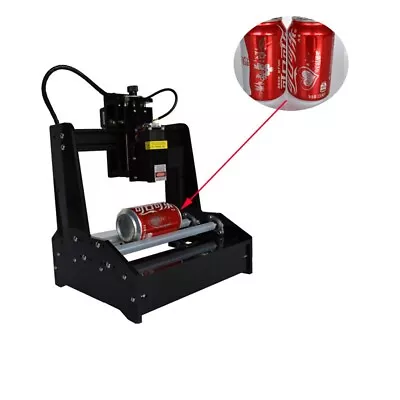 Buy Cylindrical Laser Engraving Machine Laser Module Metal Engraver DIY Printer • 42$
