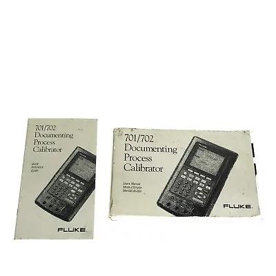 Buy * MINT Fluke 701 702 Documenting Process Calibrator User Manual Quick Reference • 55$