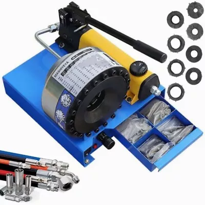Buy Hydraulic Hose Pipe Crimping Machine With 8 Sets Dies 10/12/14/16/19/23/27/30mm • 1,256$
