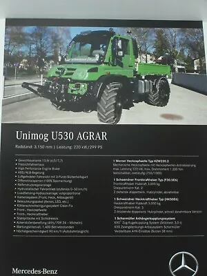 Buy Mercedes-Benz Unimog U530 Farm Brochure (2730) • 2.88$