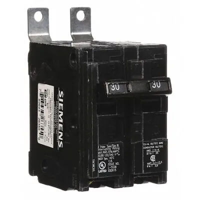Buy Siemens B230 Miniature Circuit Breaker, Bl Series 30A, 2 Pole, 120/240V Ac • 146.99$