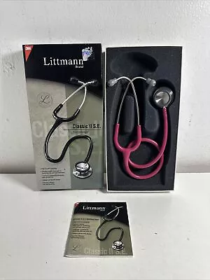 Buy 3M Littmann Classic II SE Rainbow-Finish Chestpiece Pink Monitoring Stethoscope • 84.99$