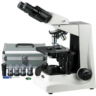 Buy AmScope 40X-1600X Turret Phase Contrast Binocular Microscope • 1,377.99$