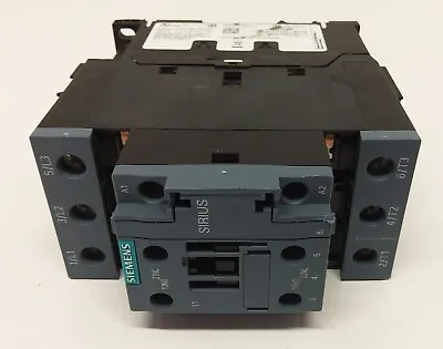 Buy Siemens 3RT2036-1AK60 Contactor 3 Pole, 3 Phase, 50 Amps 120VAC Coil IEC Rated • 99.98$