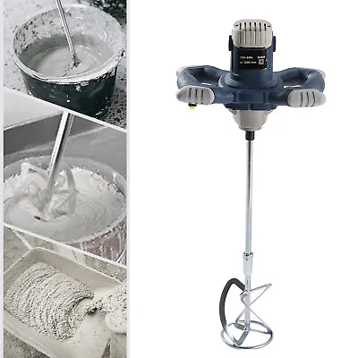 Buy Drywall Mortar Mixer Cement Render Paint Tile Plaster Rotary Mixing 6 Speed • 49.88$
