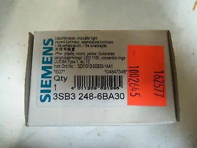 Buy Siemens Indicator Light (yellow) 3sb3 248-6ba30 *new In Box* • 20$