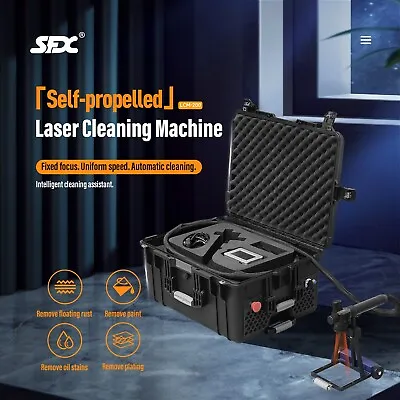 Buy 200W Self-propelled Pulsed Laser Cleaning Machine Laser Rust Removal Machine • 16,699$