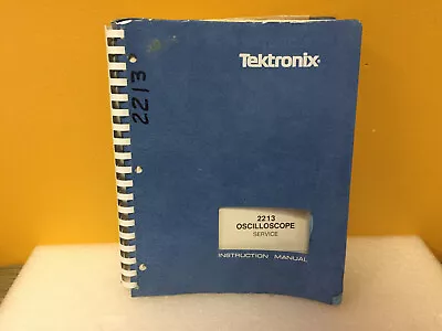 Buy Tektronix 070-3827-00 2213 Oscilloscope Service Instruction Manual • 42.49$