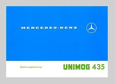 Buy Mercedes Benz UNIMOG 435 U 1300 U 1700 Operating Instructions • 40.70$