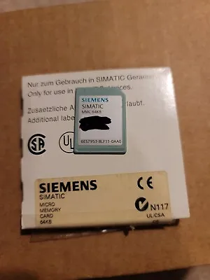 Buy Siemens | 6ES7953-8LF10-0AA0 | MMC 64KB Memory  SD Card (Refurbished) • 49$