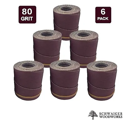 Buy Drum Sander Sanding Wraps/Rolls, 80g For SuperMax 19-38, 6 Pack • 59.99$