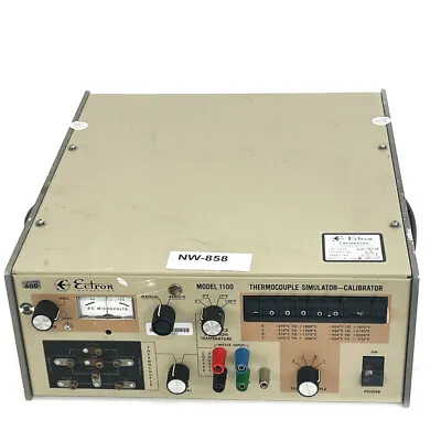 Buy Ectron Model 1100 Thermocouple Simulator Calibrator W/ 4 TC Types, 115V - 1100CF • 3,199.95$