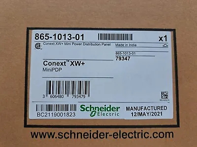 Buy New, Schneider Electric, 865-1013-01, XW Mini Power Distribution Panel • 375$