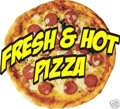 Buy Pizza Italian Restaurant Concession Food Truck Decal Sticker Sign 14  • 16.99$