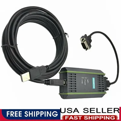 Buy PLC Cable For Siemens S7 200 PLC 300/400 6ES7 972-0CB20-0XA0 USB-MPI+ PC USB-PPI • 34.18$