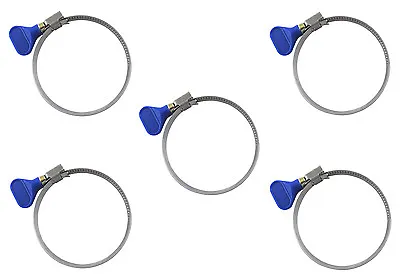 Buy 5-Each 2-1/2” Hose Clamp Thumb Screw EZ Release Dust Collector Hose Clamp 114913 • 10.99$
