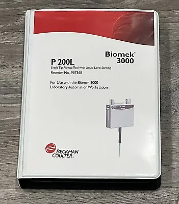Buy Beckman Coulter P 200L P200L Single Tip Pipette Tool For Biomek 3000 • 50$