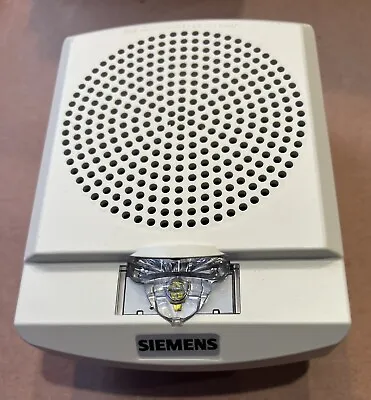 Buy NEW SIEMAMS SLSPSWW-F Wall Mount Fire Speaker LED Strobe Light S54329-F43-A1 • 40$