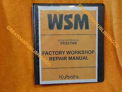 Buy Kubota B2650hsdc B3350hsdc Farm Tractor Workshop Manual Binder • 46.28$