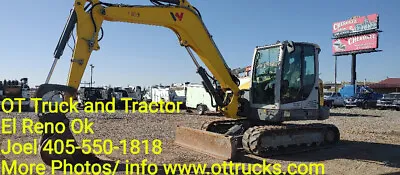 Buy 2018 Wacker Neuson ET90-Mx Cab A/c Mini Excavator Hyd Quick Attach Trackhoe Used • 66,500$