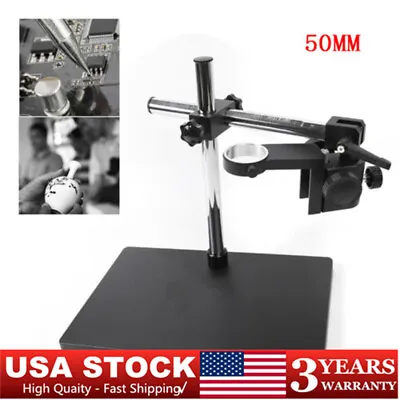 Buy Adjustable Microscope Boom Stand Heavy Duty Large Stereo Arm Table Stand Holder  • 76$