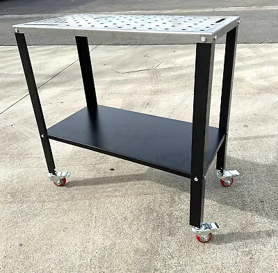 Buy Steel Welding Table Cart 1200lbs Capacity 36  X 18  Countertop W/Swivel Casters • 209.99$