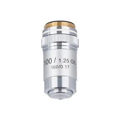 Buy AmScope 100X (Oil) Achromatic Microscope Objective For Compound Microscopes • 29.99$