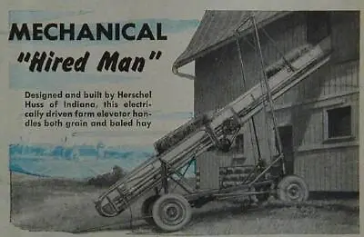 Buy Hay Bale & Grain Elevator Conveyor 1947 How-To Build PLANS • 6.89$
