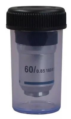 Buy 60X Achromatic Objective Lens For Compound Microscope • 59.99$