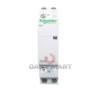 Buy New Schneider Electric ICT 2NO 230V A9C20732 25A Circuit DP Contactor Breaker • 51.60$