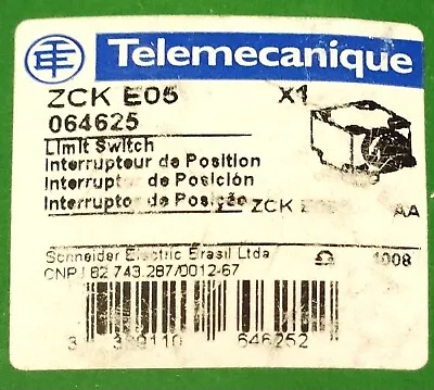 Buy SCHNEIDER ELECTRIC TELEMECANIQUE ZCKE05 Limit Switch Operating Head 8B 1328 ZCK • 45$
