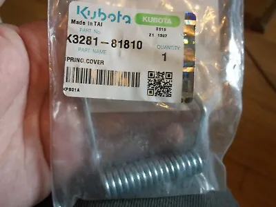 Buy Kubota Spring Cover K3281-81810 New In Package • 19.99$