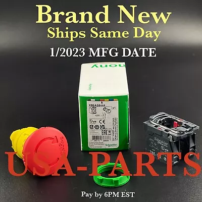 Buy NIB SCHNEIDER ELECTRIC XB5AS8444 RED HEAD STOP BUTTON*Same Day Shipping • 89.99$
