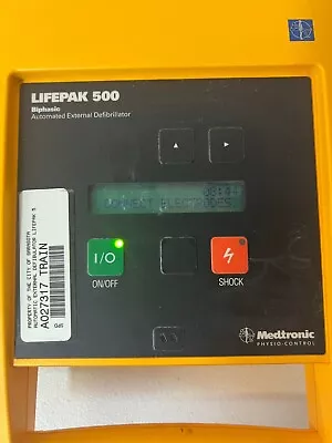 Buy Medtronic Physio Control Lifepak 500 (No Battery Condition Rate 8,9/10 • 129.99$