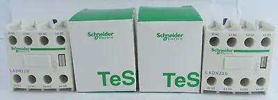 Buy Lot Of (2) Schneider Electric Auxiliary Contact Block LADN22G • 39.99$