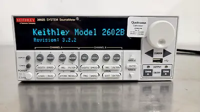 Buy Keithley 2602B Dual Channel Sourcemeter SMU, 40V, 3A, 40W ( Calibrated 3-22 ) • 6,700$