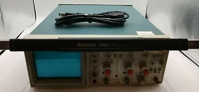 Buy Tektronix 2213A Analog 60 MHz Dual 2 Channel Oscilloscope - NO WARRANTY!! • 134.99$