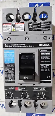 Buy Siemens FXD63B200 200 Amp 600 Volt 3 Pole Bolt-On Type FXD6-A Breaker - TESTED • 526.50$
