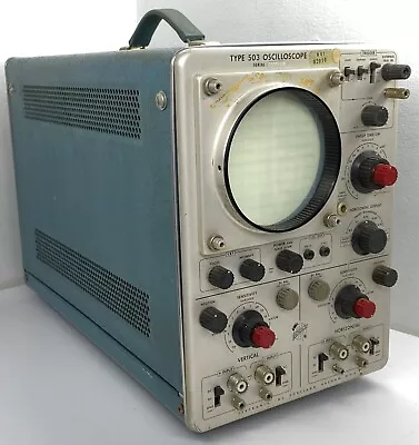 Buy TEKTRONIX Type 503 Oscilloscope 450kHz Differential Input Analog READ (VIDEO) • 300$