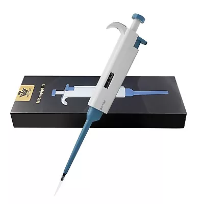 Buy Micropipette High-Accurate Adjustable Variable Volume Single-Channel Pipette • 22.99$