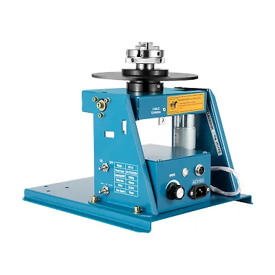 Buy Automatic Rotary Welding Positioner Turntable Welder Table 3Jaw Lathe Chuck USA! • 251.75$