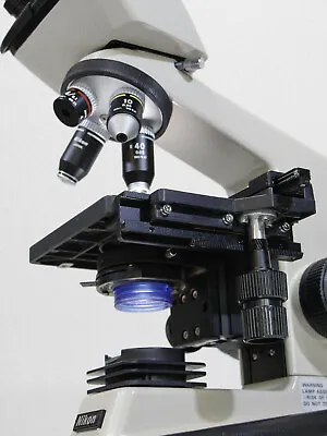 Buy Nikon Alphaphot YS2-T Microscope W/ New 60X, Rebuilt Coarse, Fine Focus & Pinion • 579.95$